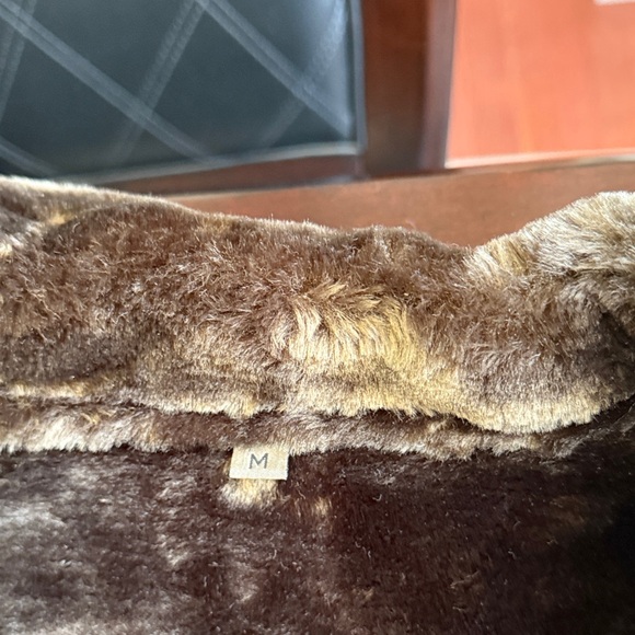 Brandon Thomas Dark Brown Teddy Jacket - Picture 11 of 11